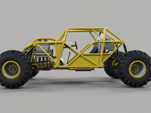 바위 크롤링 버기 3D 모델