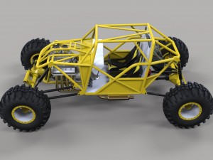 Rock crawling buggy 3D मॉडल