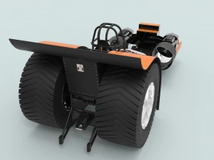 Jet pulling tractor 3D Model
