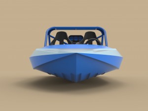 Jet sprint boat Modèle 3D