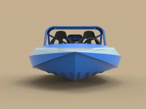 Jet sprint boat 3D Model