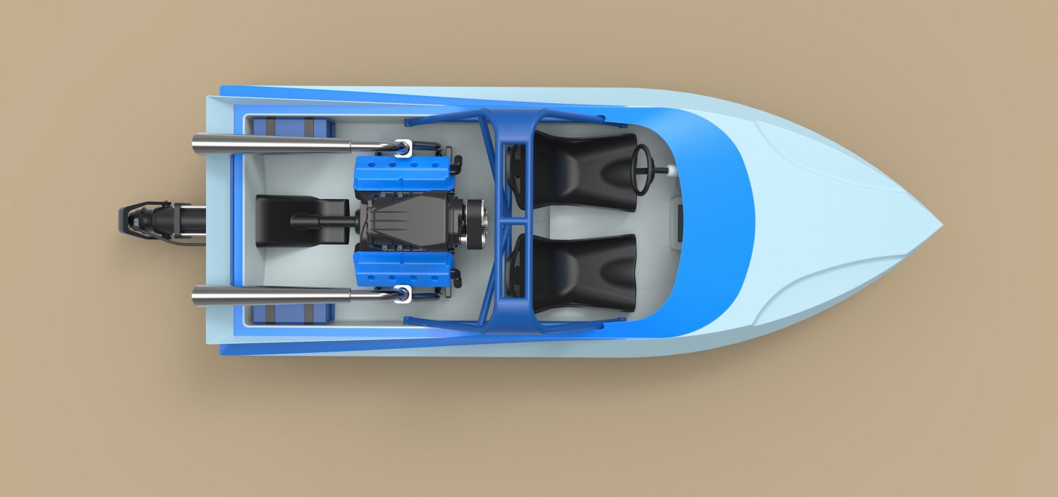 Mini jet boat чертежи