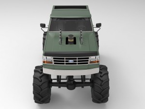 Mud truck Modelo 3D