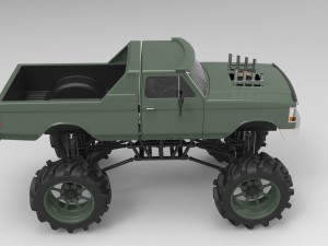 Mud truck Modelo 3D