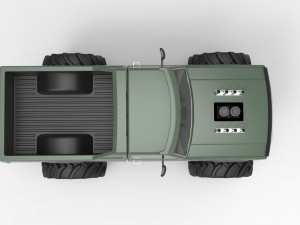 Mud truck Modelo 3D