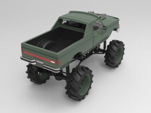 Mud truck Modelo 3D