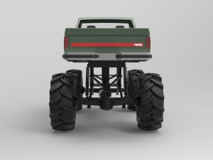 Mud truck Modelo 3D