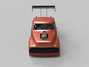 Pickup dragster 3D Model