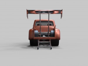 Pickup dragster 3D Model