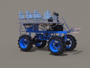 Platform buggy 3D Model