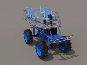 Buggy de plataforma Modelo 3D