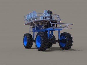 Platform buggy 3D Model
