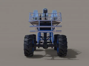 Buggy de plataforma Modelo 3D