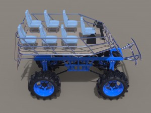 Platform buggy 3D Model
