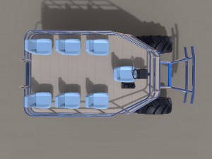 Platform buggy 3D Model