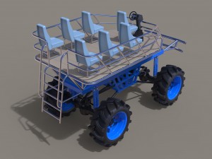 Platform buggy 3D Model