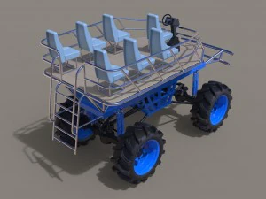 Buggy de plataforma Modelo 3D