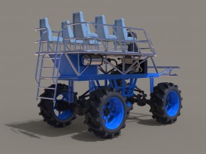 Platform buggy 3D Model