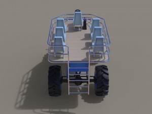 Platform buggy 3D Model