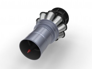 Jet engine 3D Model