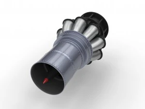 Jet engine 3D Model
