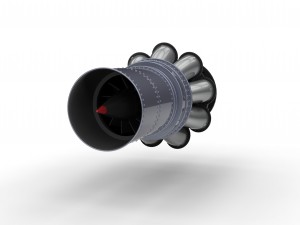 Jet engine 3D Model