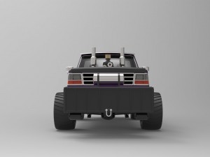 Pulling truck 3D Model