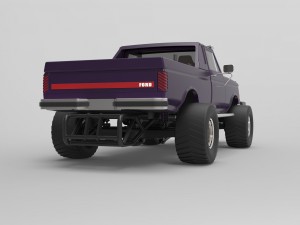 Pulling truck 3D Model
