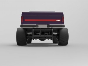 Pulling truck 3D Model