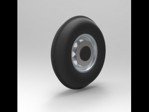 Front wheel for dune buggy Modello 3D