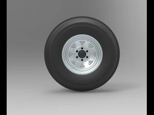 Front wheel for dune buggy 3D Model