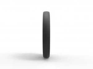 Front wheel from dragster 3D Model