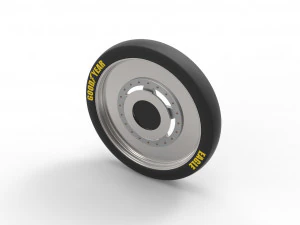 Front wheel from dragster 3D Model