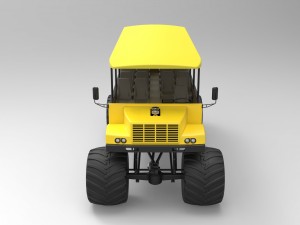 Safari monster truck 3D Model