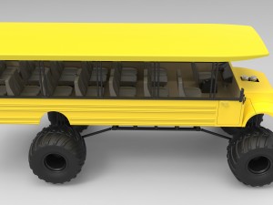 Safari monster truck 3D Model