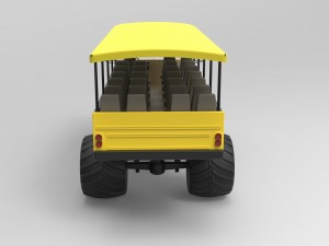 Safari monster truck 3D Model