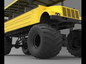 Safari monster truck 3D Model
