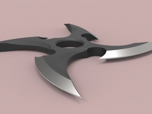 Shuriken 3D 모델