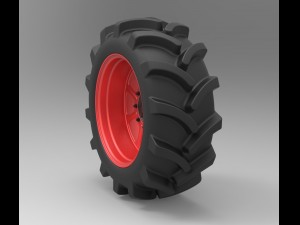 Wheel from mud truck Modello 3D