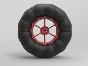 Low-pressure wheel 3D Model