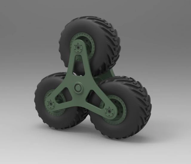 Terrastar wheel system 3D Model .c4d .max .obj .3ds .fbx .stl .blend 