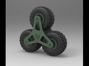 Terrastar wheel system 3D Model