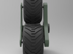 Terrastar wheel system 3D Model