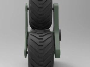 Terrastar wheel system 3D Model