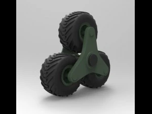 Terrastar wheel system 3D Model