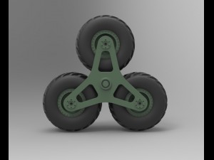 Terrastar wheel system 3D Model