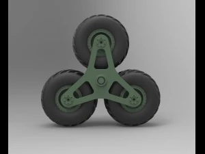 Terrastar wheel system 3D Model