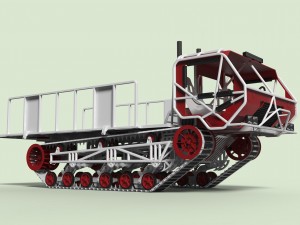 Track buggy 3D Model