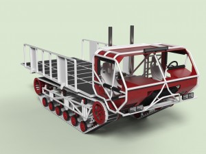 Track buggy 3D Model