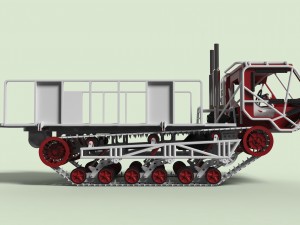 Track buggy 3D Model